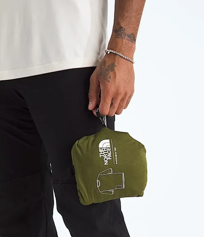 Camiseta de manga corta plegable LIGHTRANGE™ para hombre
