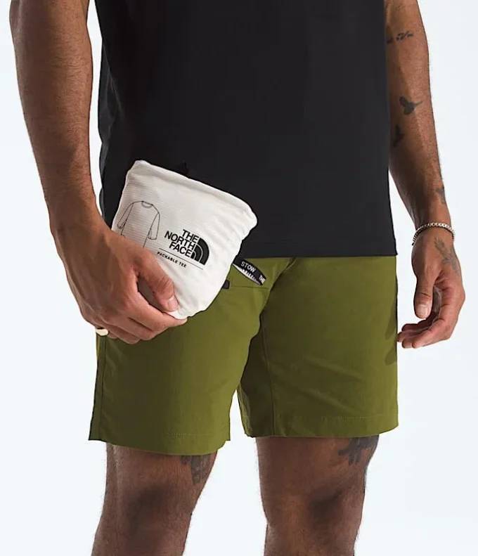 Camiseta de manga corta plegable LIGHTRANGE™ para hombre