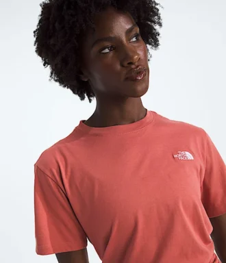 Camiseta de manga corta relajada Evolution Simple Dome para mujer