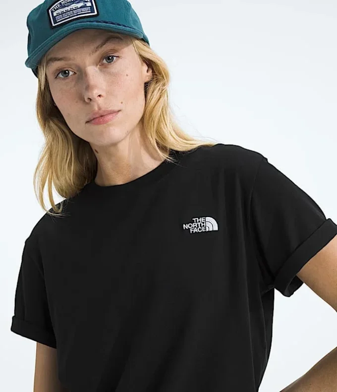 Camiseta de manga corta relajada Evolution Simple Dome para mujer Camiseta de manga corta relajada Evolution Simple Dome para mujer