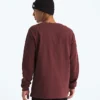 Camiseta de manga larga con cuello henley para hombre