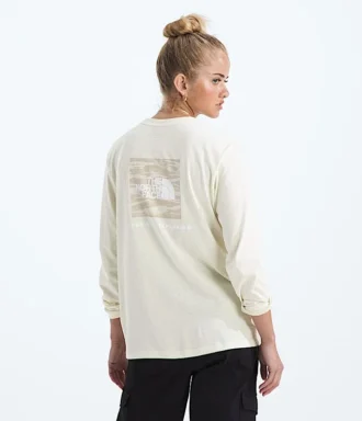 Camiseta de manga larga Evolution Box NSE Fill Light para mujer — Estampado