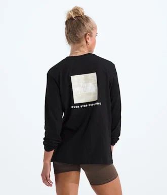 Camiseta de manga larga Evolution Box NSE Fill Light para mujer — Estampado
