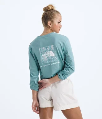 Camiseta de manga larga Evolution Box NSE Fill para mujer — Gráfico