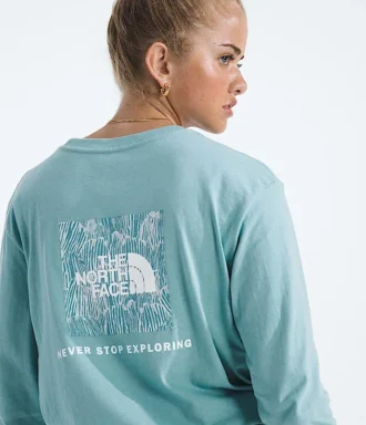 Camiseta de manga larga Evolution Box NSE Fill para mujer — Gráfico