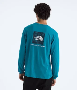 Camiseta de manga larga Evolution Regenerative Ink Box NSE para hombre — Gráfico