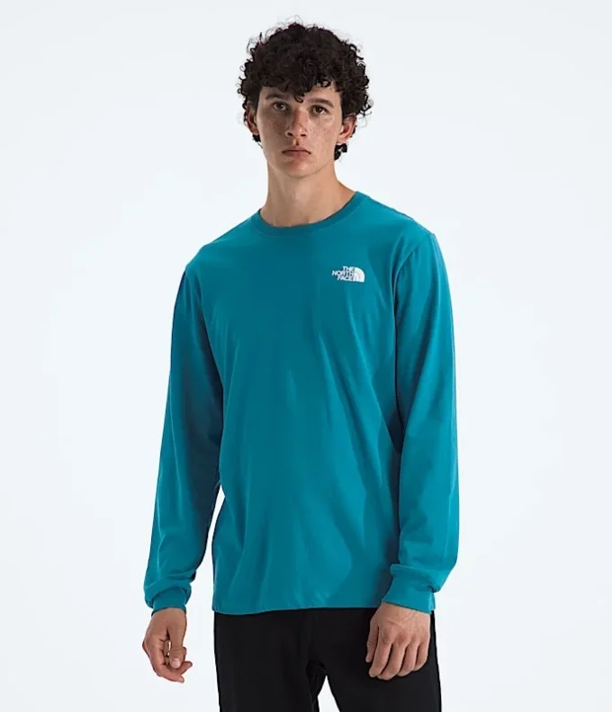 Camiseta de manga larga Evolution Regenerative Ink Box NSE para hombre — Gráfico