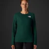 Camiseta de manga larga FUTUREFLEECE™ Crew de la serie Summit para mujer