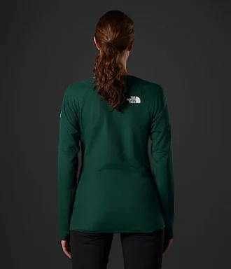 Camiseta de manga larga FUTUREFLEECE™ Crew de la serie Summit para mujer