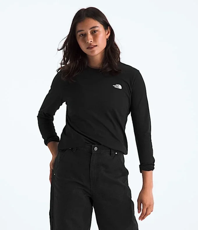 Camiseta de manga larga Simple Dome para mujer Camiseta de manga larga Simple Dome para mujer