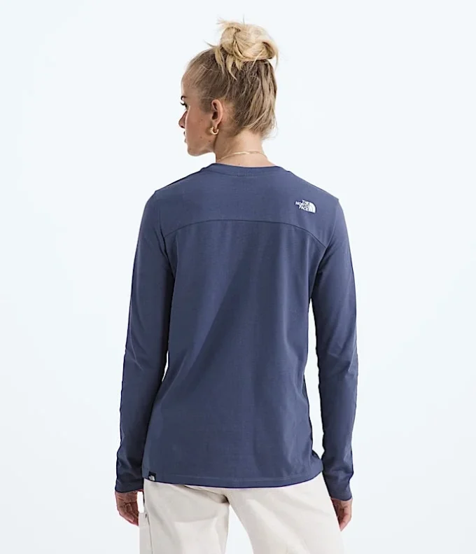 Camiseta de manga larga Simple Dome para mujer Camiseta de manga larga Simple Dome para mujer