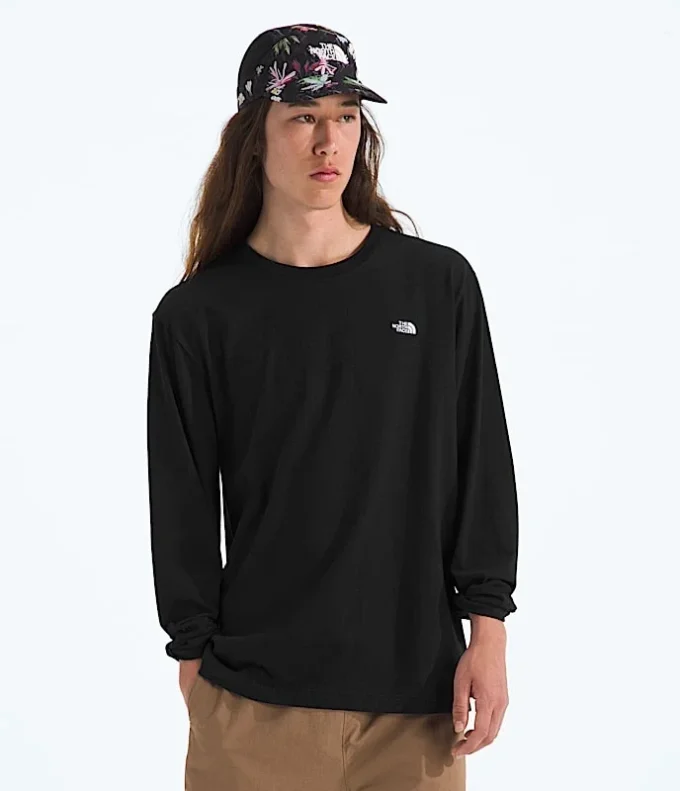Camiseta de manga larga TNF™ Essential Simple Dome Relaxed para hombre