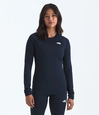 Camiseta de manga larga TNF X Smartwool para mujer, mezcla de merino 150