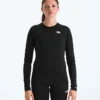 Camiseta de manga larga TNF X Smartwool para mujer, mezcla de merino 150 Camiseta de manga larga TNF X Smartwool para mujer, mezcla de merino 150