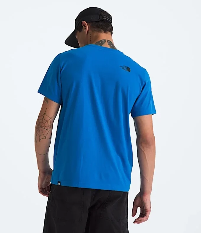 Camiseta fina de manga corta para hombre