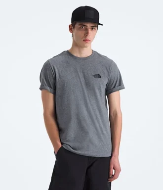 Camiseta sencilla de manga corta para hombre