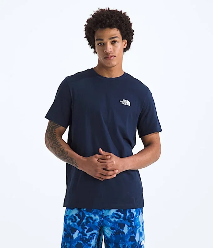 Camiseta sencilla de manga corta para hombre