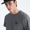 Camiseta sencilla de manga corta para hombre
