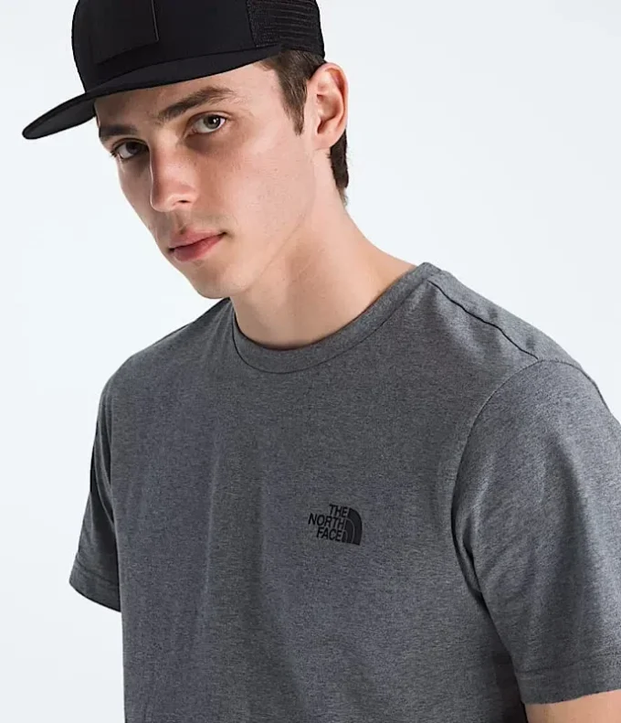 Camiseta sencilla de manga corta para hombre