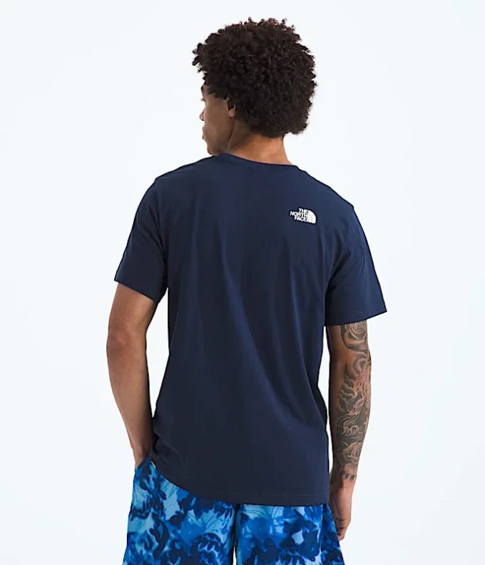 Camiseta sencilla de manga corta para hombre