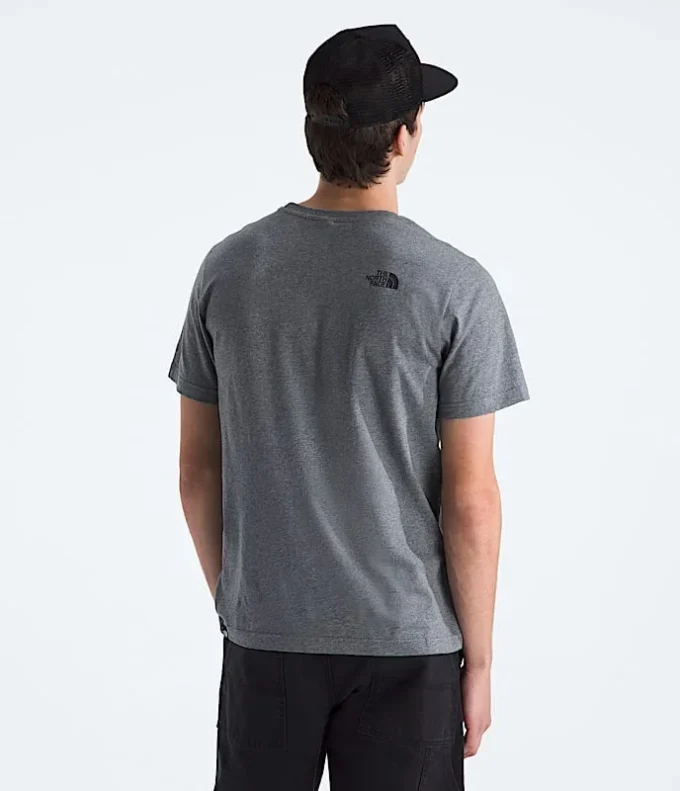 Camiseta sencilla de manga corta para hombre
