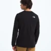 Camiseta sencilla de manga larga para hombre