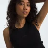 Camiseta sin mangas Slim Rib para mujer