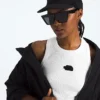 Camiseta sin mangas Slim Rib para mujer