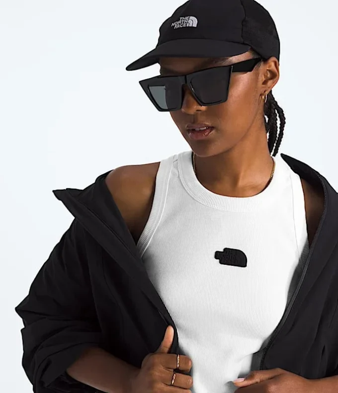 Camiseta sin mangas Slim Rib para mujer