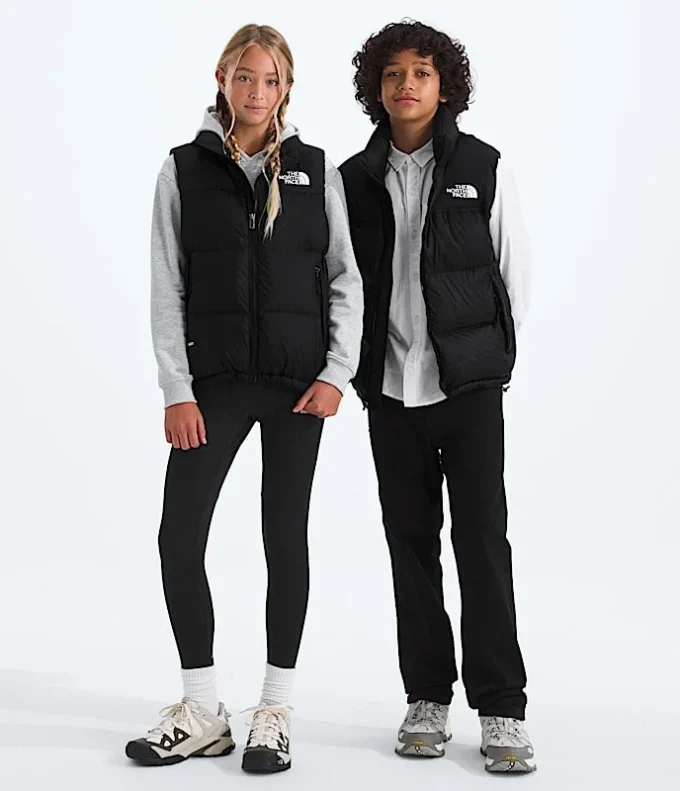 Chaleco Nuptse Retro 1996 para niño y niña
