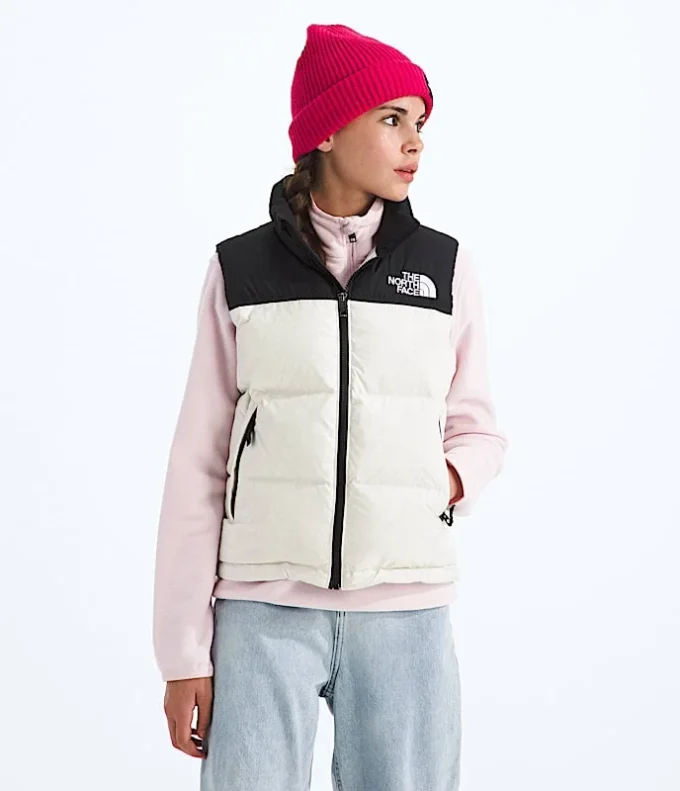 Chaleco Nuptse Retro 1996 para niño y niña