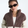 Chaqueta Cabin Fleece con cremallera completa para niña