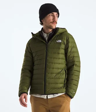 Chaqueta clásica con capucha para hombre