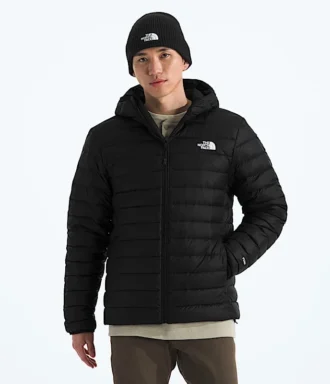 Chaqueta clásica con capucha para hombre