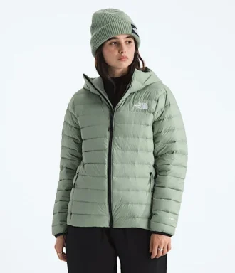 Chaqueta clásica con capucha para mujer