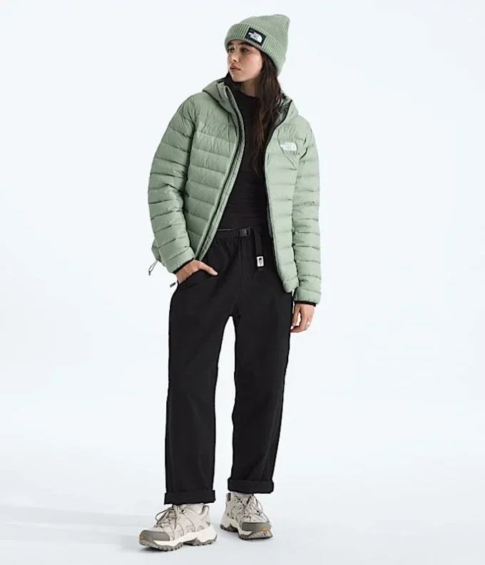 Chaqueta clásica con capucha para mujer Chaqueta clásica con capucha para mujer