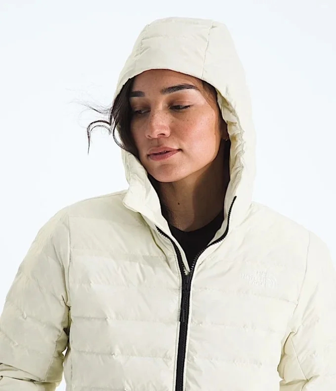 Chaqueta clásica con capucha para mujer Chaqueta clásica con capucha para mujer
