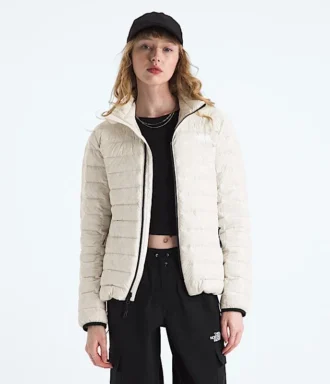 Chaqueta clásica de plumón para mujer