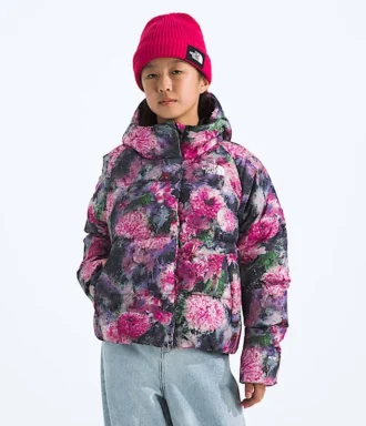 Chaqueta con capucha North Down para niña — Estampado