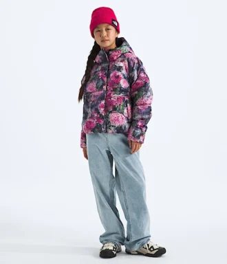 Chaqueta con capucha North Down para niña — Estampado