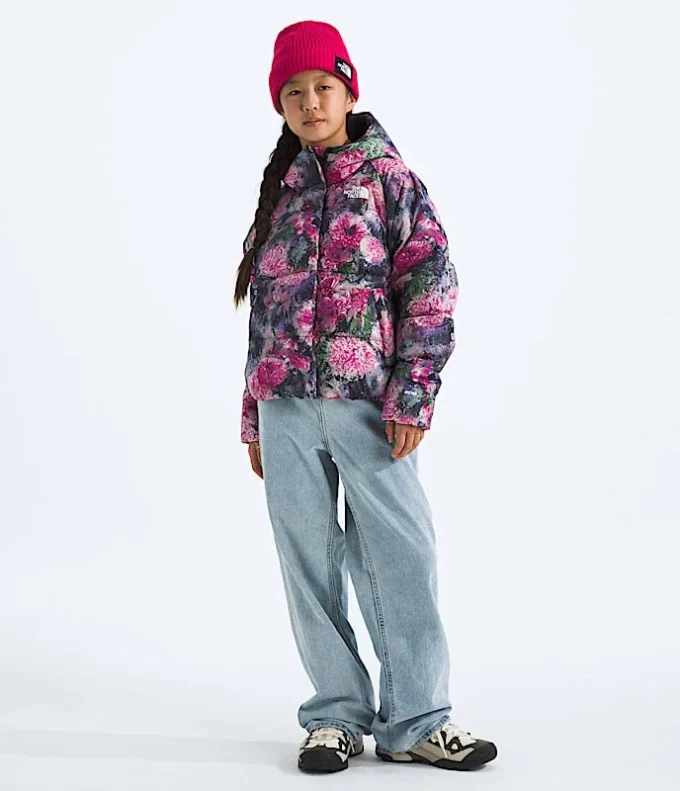 Chaqueta con capucha North Down para niña — Estampado