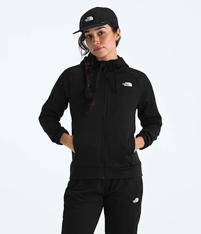 Chaqueta con capucha y cremallera completa Reaxion 2.0 para mujer Chaqueta con capucha y cremallera completa Reaxion 2.0 para mujer