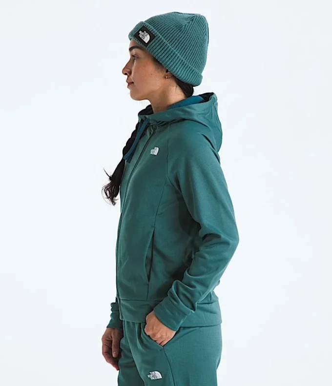 Chaqueta con capucha y cremallera completa Reaxion 2.0 para mujer Chaqueta con capucha y cremallera completa Reaxion 2.0 para mujer
