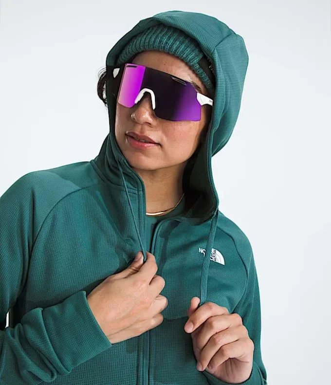 Chaqueta con capucha y cremallera completa Reaxion 2.0 para mujer Chaqueta con capucha y cremallera completa Reaxion 2.0 para mujer