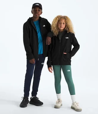 Chaqueta con capucha y cremallera completa TNF™ Performance Fleece para niño y niña