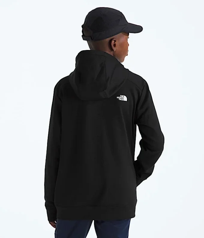 Chaqueta con capucha y cremallera completa TNF™ Performance Fleece para niño y niña Chaqueta con capucha y cremallera completa TNF™ Performance Fleece para niño y niña