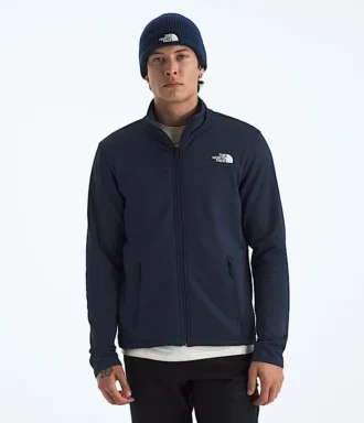 Chaqueta con cremallera completa Cedar Trail Grid Fleece para hombre