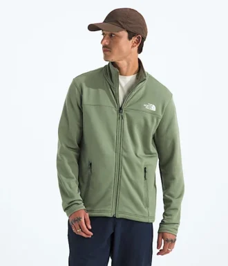 Chaqueta con cremallera completa Cedar Trail Grid Fleece para hombre