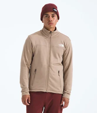Chaqueta con cremallera completa Cedar Trail Grid Fleece para hombre