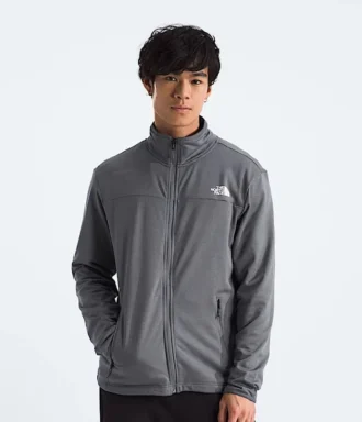 Chaqueta con cremallera completa Cedar Trail Grid Fleece para hombre